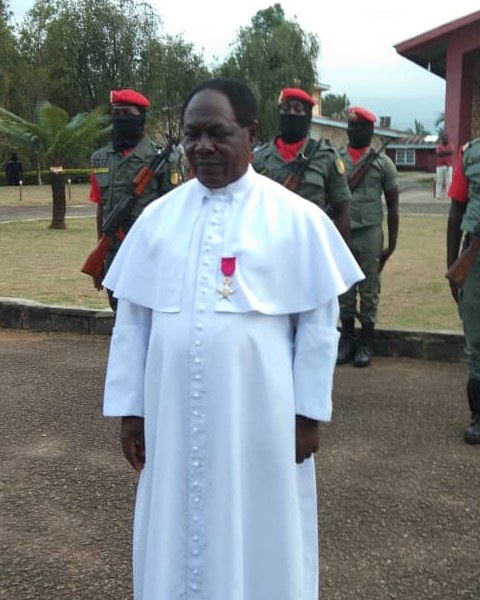 Rev. Fr. Michael Seka Kintang, Principal of Sacred Heart College Mankon